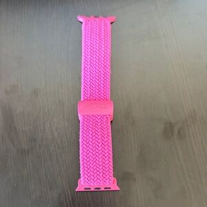 Solace Vibrant Pink Braided Wristband